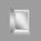 Fiano Steam-Free Modern Mirror Cabinet 500 x 700mm - Aluminium