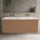 Scanalato Four Drawer Vanity Unit With Beyondstone Double Basin - Mocha Mousse 1400mm