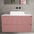 Scanalato Double Drawer Countertop Vanity Unit - Dusky Pink 1000mm