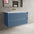 Scanalato Double Drawer Vanity Unit  With Beyondstone Basin - Soft Blue 1000mm