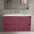 Scanalato Double Drawer Vanity Unit  With Beyondstone Basin - Mineral Red 1000mm