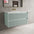 Scanalato Double Drawer Vanity Unit  With Beyondstone Basin - Peppermint 1000mm