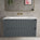 Scanalato Double Drawer Vanity Unit  With Beyondstone Basin - Slate Grey 1000mm