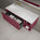Scanalato Single Drawer Vanity Unit With Open Storage Space And Left Hand Beyondstone Basin - Mineral Red 1200mm