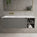 Scanalato Single Drawer Vanity Unit With Open Storage Space And Left Hand Beyondstone Basin - Rich Taupe 1200mm