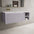 Scanalato Single Drawer Vanity Unit With Open Storage Space And Left Hand Beyondstone Basin - Soft Violet 1200mm
