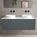 Scanalato Single Drawer Countertop Vanity Unit - Anthracite 1200mm