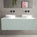 Scanalato Single Drawer Countertop Vanity Unit - Peppermint 1200mm