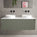 Scanalato Single Drawer Countertop Vanity Unit - Pistachio 1200mm