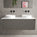 Scanalato Single Drawer Countertop Vanity Unit - Rich Taupe 1200mm