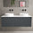 Scanalato Single Drawer Countertop Vanity Unit - Slate Grey 1200mm
