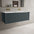 Scanalato Single Drawer Vanity Unit With Beyondstone Double Basin Anthracite - 1200mm