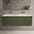 Scanalato Single Drawer Vanity Unit With Beyondstone Double Basin - Seaweed 1200mm