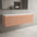 Scanalato Double Drawer Countertop Vanity Unit - Peach Fuzz 1400mm