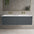Scanalato Double Drawer Vanity Unit With Beyondstone Double Basin - Slate Grey 1400mm