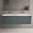 Scanalato Double Drawer Vanity Unit With Beyondstone Double Basin - Anthracite 1400mm