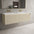 Scanalato Double Drawer Vanity Unit With Beyondstone Double Basin - Cashmere 1400mm