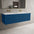 Scanalato Double Drawer Vanity Unit With Beyondstone Double Basin - Ocean Blue 1400mm