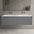 Scanalato Double Drawer Vanity Unit With Beyondstone Double Basin - Dove Grey 1400mm