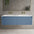 Scanalato Double Drawer Vanity Unit With Beyondstone Double Basin - Soft Blue 1400mm