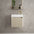 Scanalato Single Door Vanity Unit With Beyondstone Basin - Cashmere 450mm