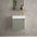 Scanalato Single Door Vanity Unit With Beyondstone Basin - Pistachio 450mm