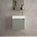 Scanalato Single Door Vanity Unit With Beyondstone Basin - Pistachio 450mm
