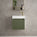 Scanalato Single Door Vanity Unit With Beyondstone Basin - Seaweed 450mm