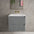 Scanalato Double Drawer Vanity Unit  With Beyondstone Basin - Dove Grey 600mm