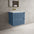 Scanalato Double Drawer Vanity Unit  With Beyondstone Basin - Soft Blue 600mm
