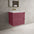 Scanalato Double Drawer Vanity Unit  With Beyondstone Basin - Mineral Red 600mm