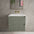 Scanalato Double Drawer Vanity Unit  With Beyondstone Basin - Pistachio 600mm