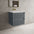 Scanalato Double Drawer Vanity Unit  With Beyondstone Basin - Slate Grey 600mm
