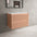 Scanalato Double Drawer Countertop Vanity Unit - Peach Fuzz 800mm