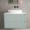 Scanalato Double Drawer Countertop Vanity Unit - Peppermint 800mm