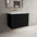 Scanalato Double Drawer Vanity Unit  With Beyondstone Basin - Pure Black 800mm
