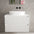 Scanalato Double Drawer Countertop Vanity Unit - Pure White 800mm