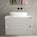 Scanalato Double Drawer Countertop Vanity Unit - Soft Grey 800mm