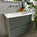 Scanalato Double Drawer Vanity Unit  With Beyondstone Basin - Pistachio 700mm