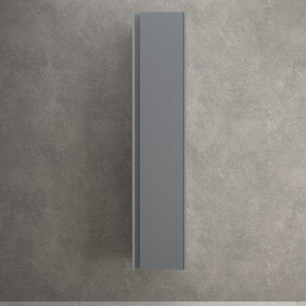 Scanalato Tall Wall Cabinet - Dove Grey 350mm x 1650mm