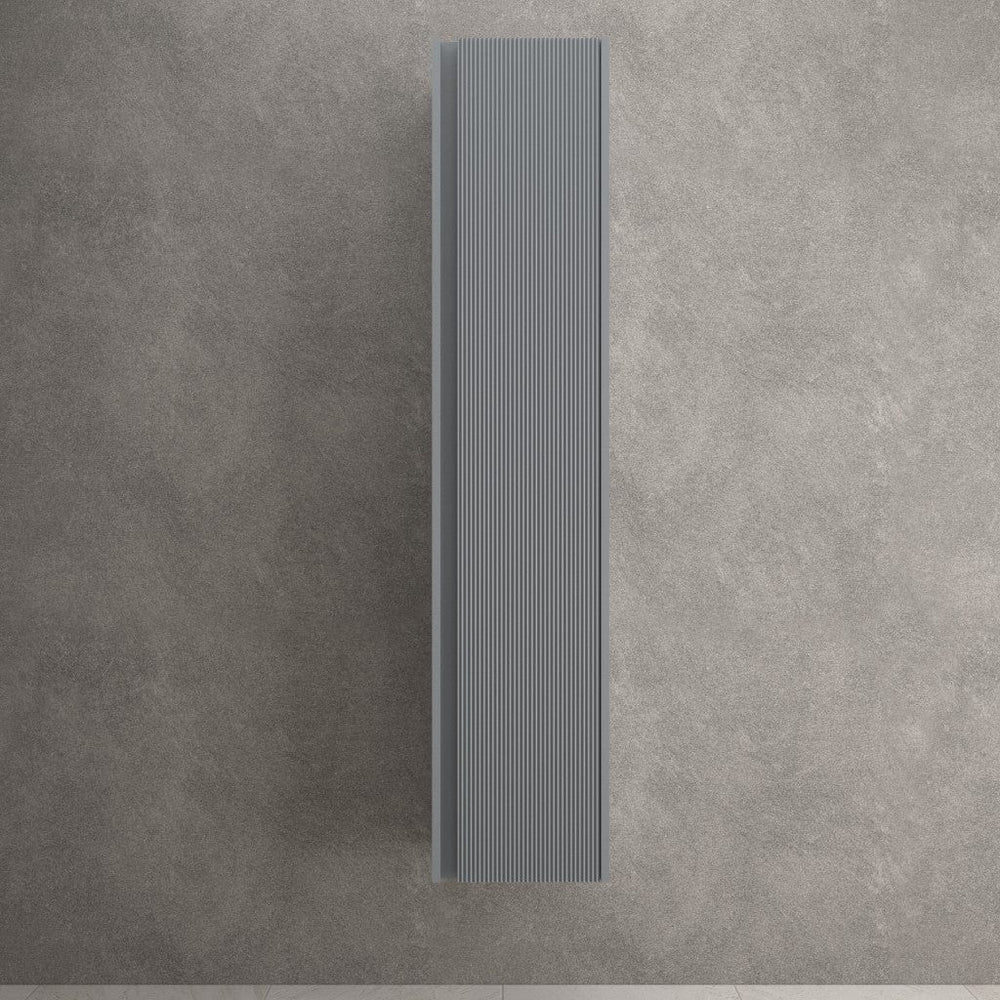Scanalato Tall Wall Cabinet - Dove Grey 350mm x 1650mm
