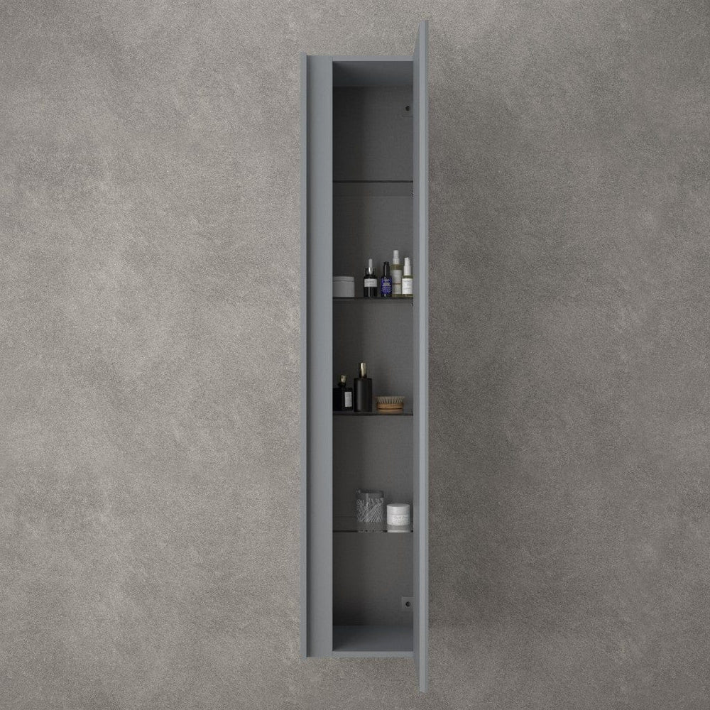 Scanalato Tall Wall Cabinet - Dove Grey 350mm x 1650mm