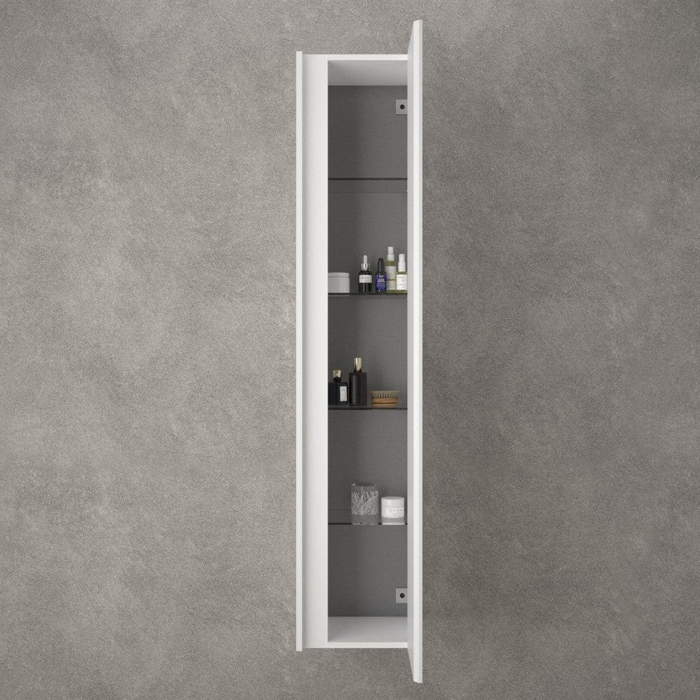 Scanalato Tall Wall Cabinet - Pure White 350mm x 1650mm