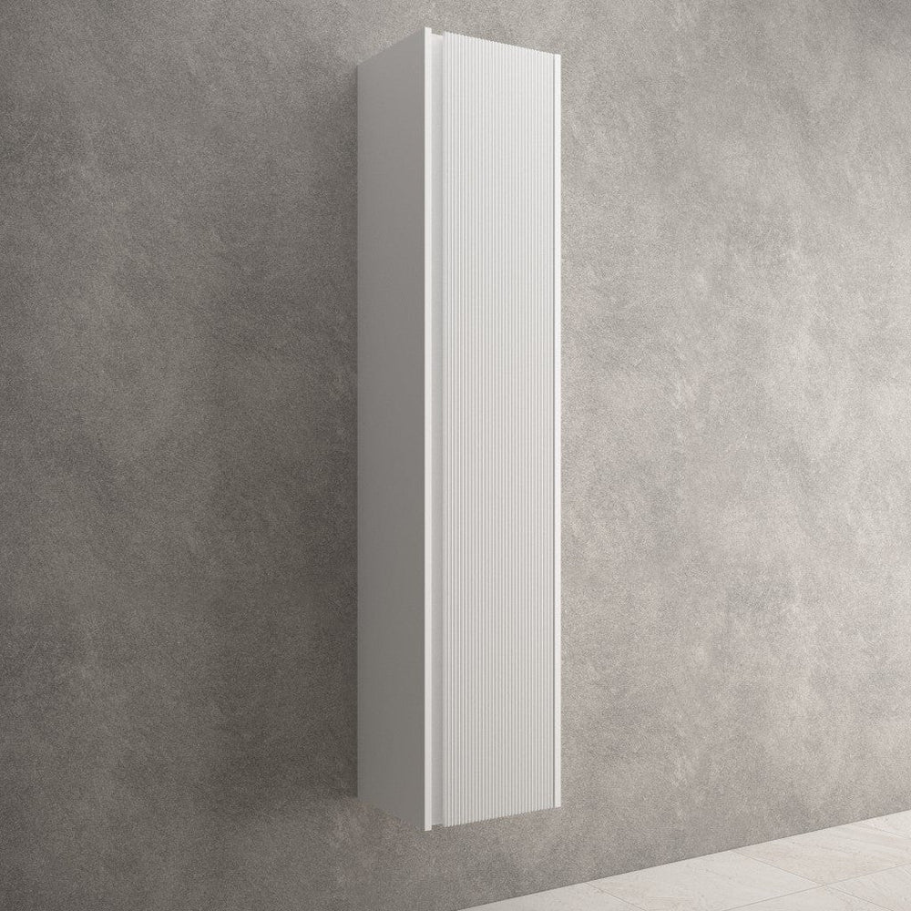 Scanalato Tall Wall Cabinet - Pure White 350mm x 1650mm