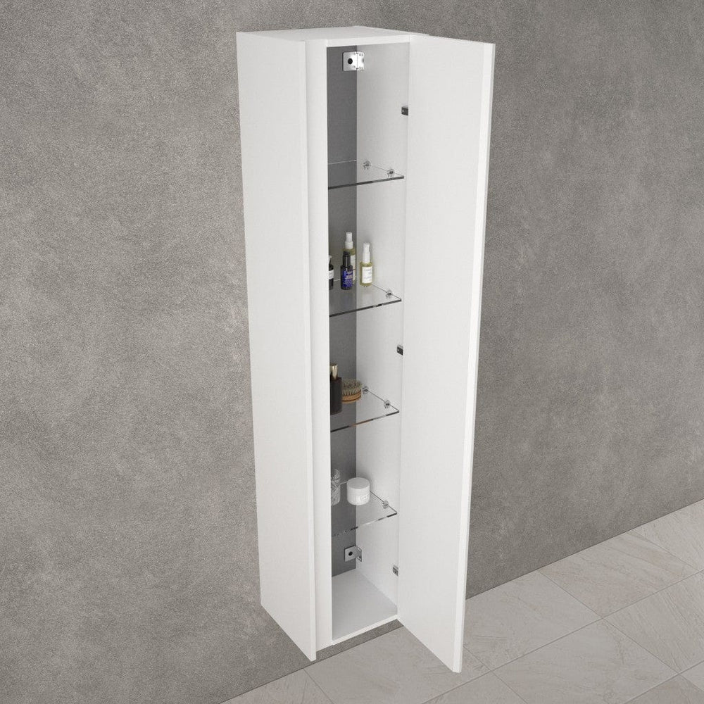 Scanalato Tall Wall Cabinet - Pure White 350mm x 1650mm