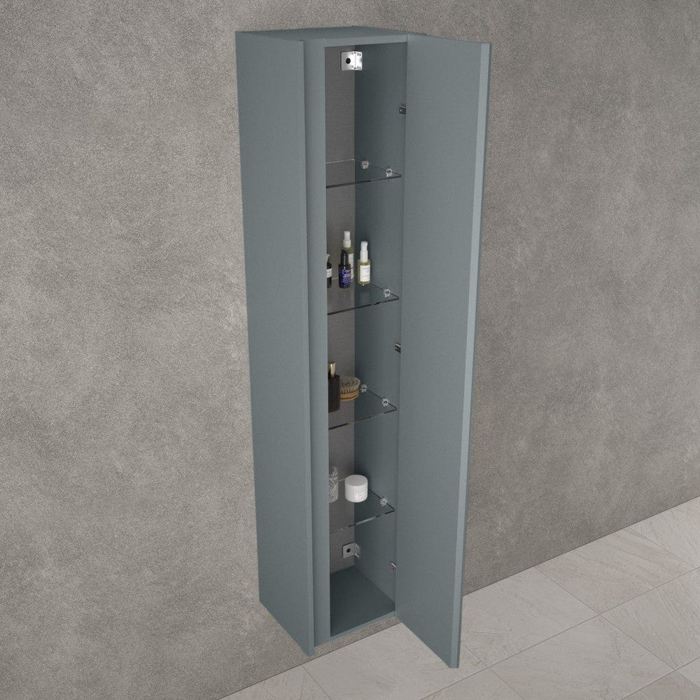 Scanalato Tall Wall Cabinet - Anthracite 350mm x 1650mm