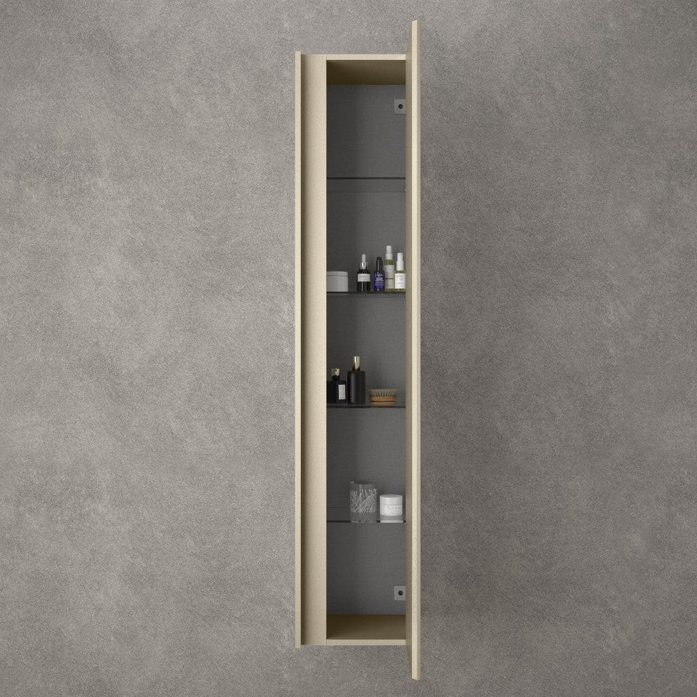 Scanalato Tall Wall Cabinet - Cashmere 350mm x 1650mm