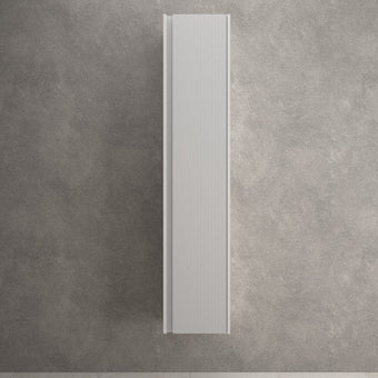 Scanalato Tall Wall Cabinet - Soft Grey 350mm x 1650mm