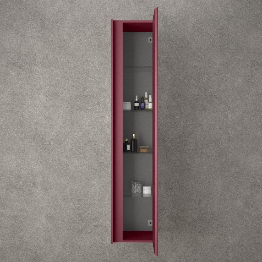 Scanalato Tall Wall Cabinet - Mineral Red 350mm x 1650mm