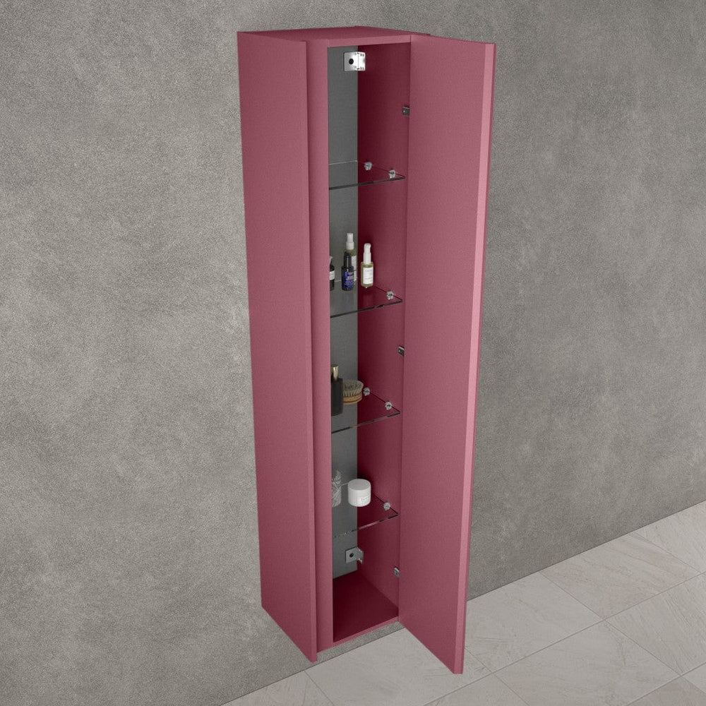 Scanalato Tall Wall Cabinet - Mineral Red 350mm x 1650mm